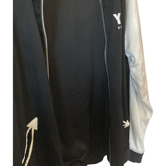 Y7 Studio Flowtorious B.I.G. Biggie-Yogi Black White Front Zip Bomber Jacket-M - Picture 9 of 13